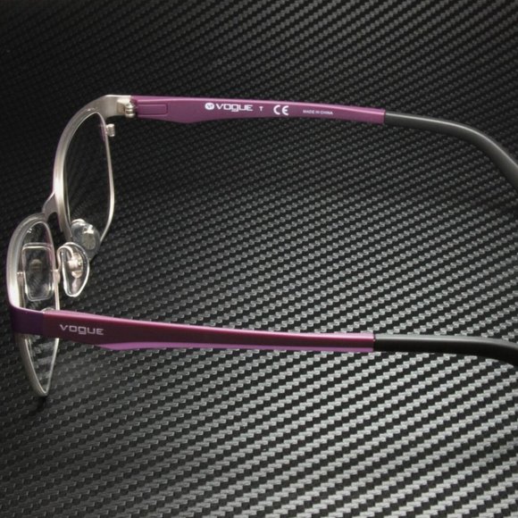 Vogue Women's Plum and Silver Eyeglasses! - Picture 4 of 4